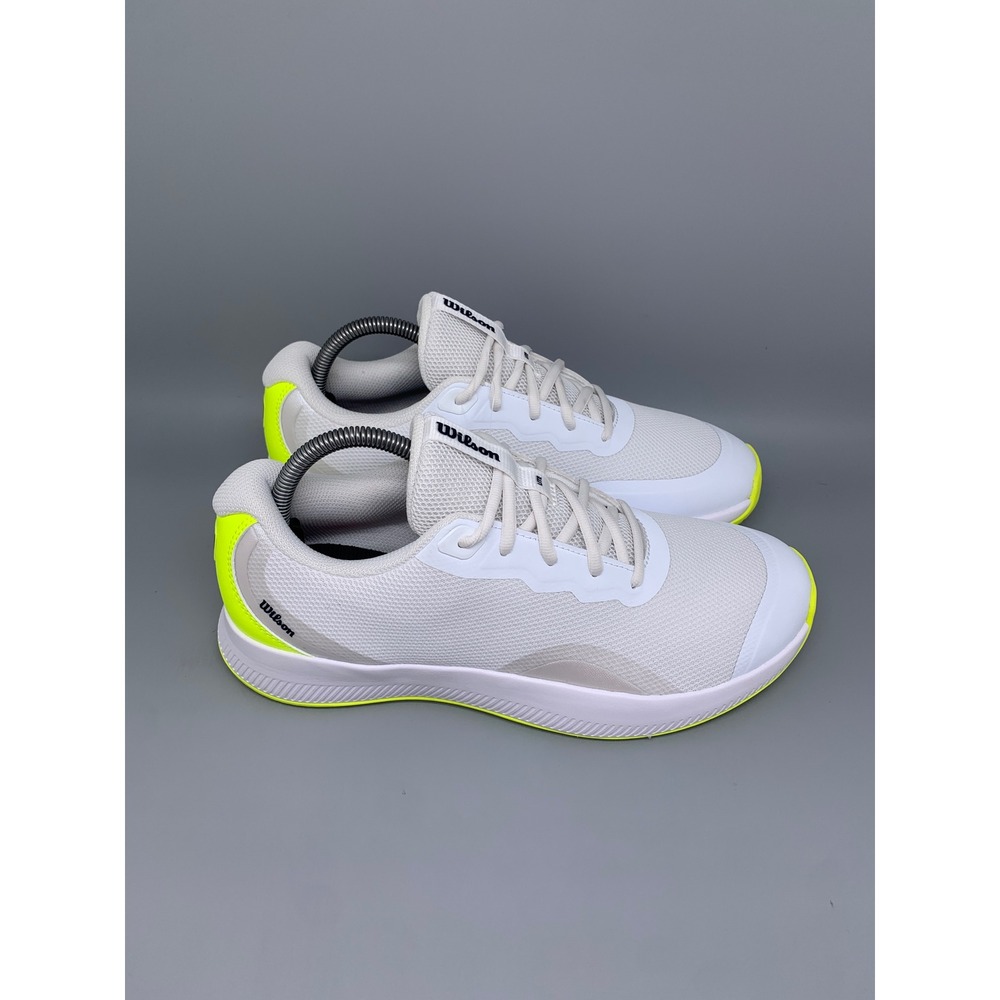 Wilson Kaos Rapide SFT White Neon Yellow Tennis Shoes WRS335830 Women's Sz 10